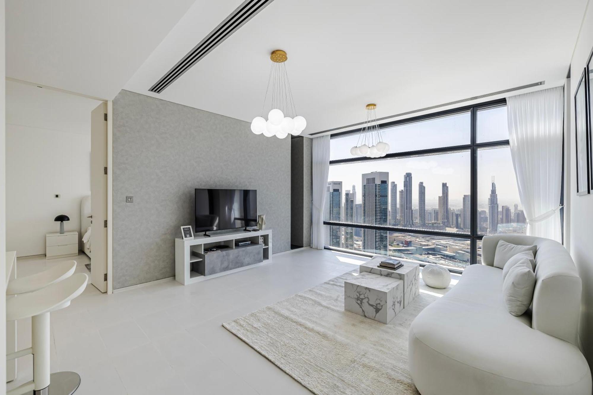 1Br Burj Khalifa View Index Tower Difc Apartment Dubai Exterior photo